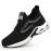 Men Breathable Fabric Soft Sole Non Slip Cushioned Sports Casual Working Shoes