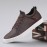 Men Canvas Breathable Soft Bottom Trendy Solid Lace Up Comfy Casual Shoes