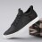 Men Canvas Breathable Soft Bottom Trendy Solid Lace Up Comfy Casual Shoes