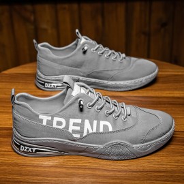 Men Breathable Non Slip Comfy Soft Bottom Lace Up Trendy Sports Casual Court Shoes
