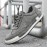 Men Microfiber Leather Comfy Bottom Non Slip Trendy Solid Lace Up Casual Court Shoes