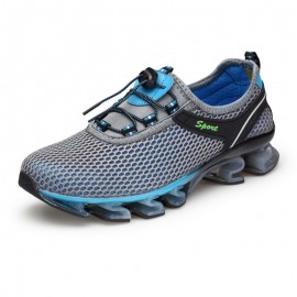 Men Mesh Breathable Soft Bottom Non Slip Elastic Band Climbing Casual Outdoor Shoes