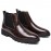 Men Vintage Elastic Slip-on Business Leather Ankle Chelsea Boots