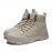 Men Casual Sport Work Style Microfiber Leather Lace Up Ankle Boots