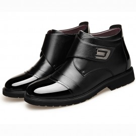 Men Warm Plush Lining Casual Soft Sole Business Ankle Boots