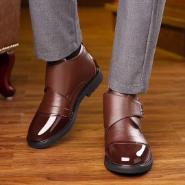 Men Warm Plush Lining Casual Soft Sole Business Ankle Boots