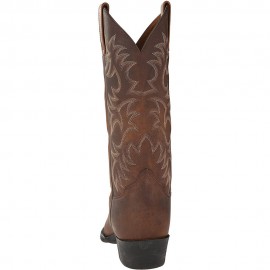 Men Classic Pointed Toe Comfy Wearable Mid-calf Cowboy Boots