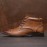 Men British Style Cap Toe Leather Comfy Slip Resistant Dress Ankle Boots