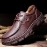 Men Genuine Leather Slip Resistant Casual Business Oxfords