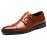 Men Pointed Toe Elegant Business Formal Buckle Oxfords