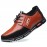 Men Large Size Splicing Lace Up Casual Business Shoes