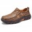 Men Non Slip Outdoor Business Casual Slip On Leather Shoes